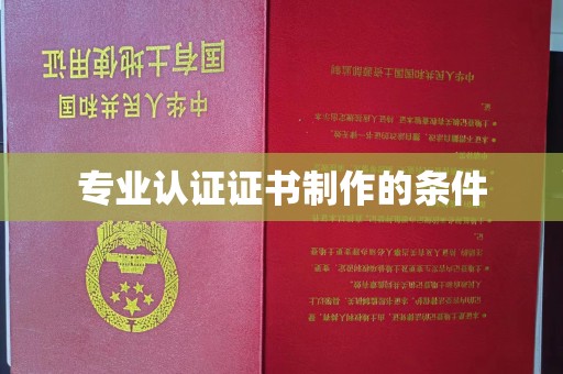 成安专业认证证书制作的条件